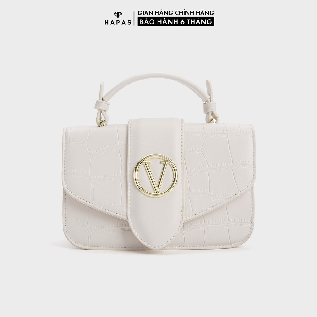 [Mã WABRWB24 giảm 30K đơn 99K] Túi Xách Nữ Đeo Chéo Khóa V Da Sần HAPAS - TST22183 | BigBuy360 - bigbuy360.vn
