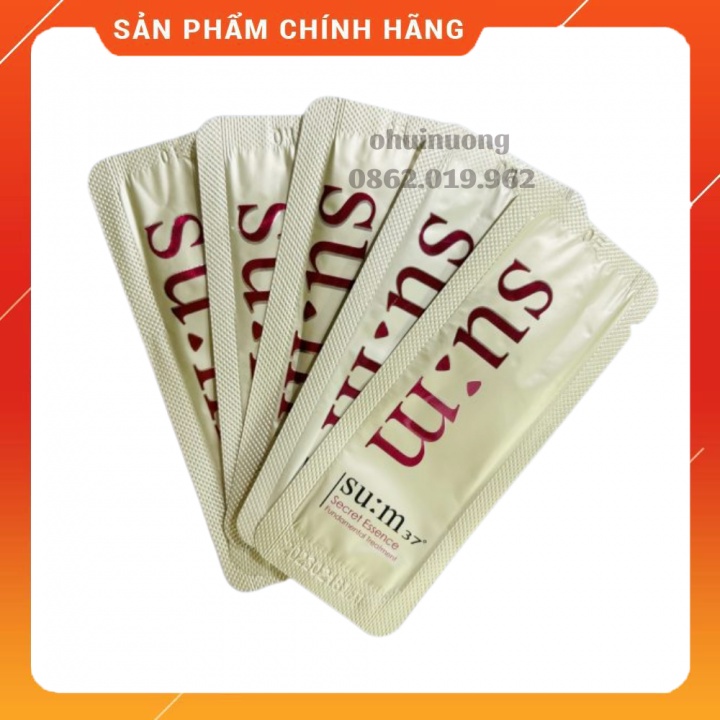 Combo 10 gói nước thần sum Secret Essence fundamental treatment 1ml