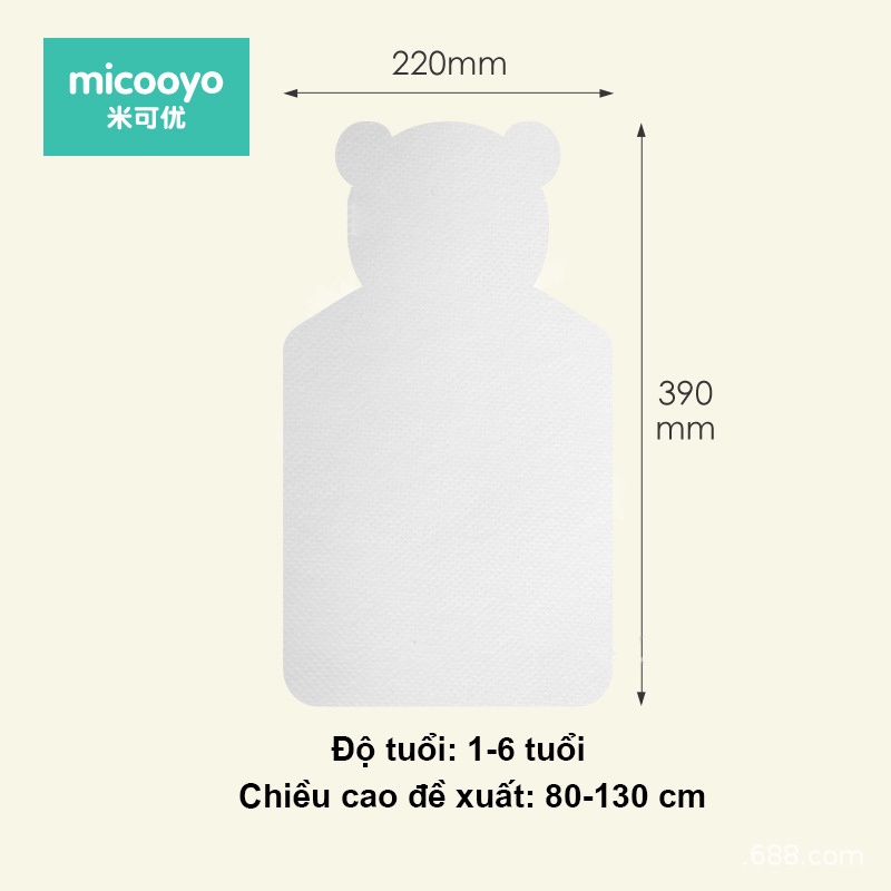 Khăn thấm mồ hôi dùng một lần cho bé, tấm lót vải không dệt chống thấm mồ hôi cotton