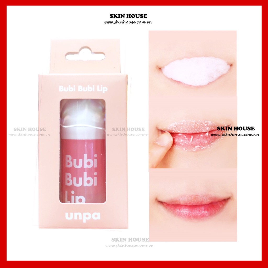 Tẩy Da Chết Môi Unpa Bubi Bubi Lip - Skinhouse 0986136861 | BigBuy360 - bigbuy360.vn