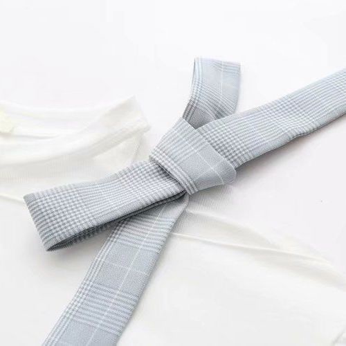 Nhật Bản cao đẳng phong cách sinh viên ngắn tay áo T-shirt, cô gái dễ thương sữa lụa dây đeo Bowknot thời trang hàng đầu