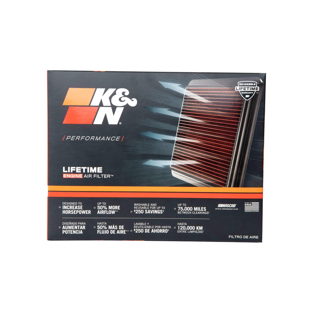 Lọc Gió K&amp;N YA-1515 Chính Hãng Cho Exciter 150i 155VVA