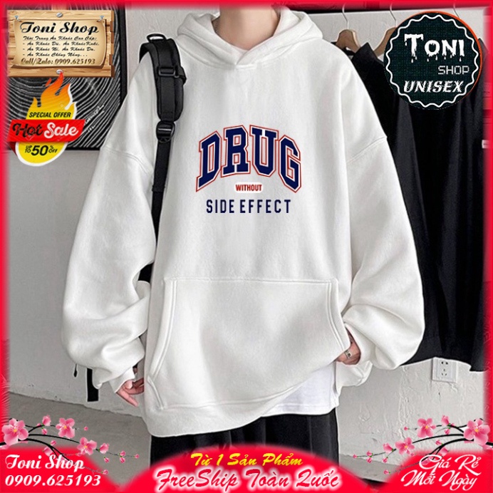 ÁO HOODIE DRUG Nỉ Ngoại Cao Cấp - In Pet Siêu Bền Siêu Đẹp (HD7200 - Kèm Ảnh Thật) (TONI SHOP)