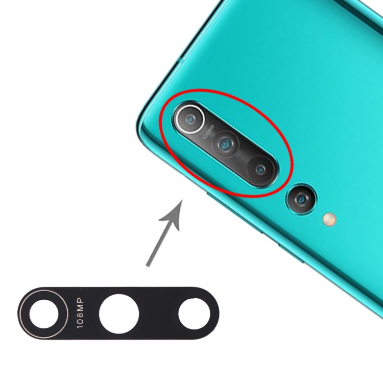 Mặt kính camera sau XIAOMI Mi 10 5G dành để thay thế mặt kính camera trầy vỡ bể cũ linh kiện thay thế