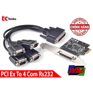 Card mở rộng PCI-E ra 4 cổng COM Rs232 SYBA