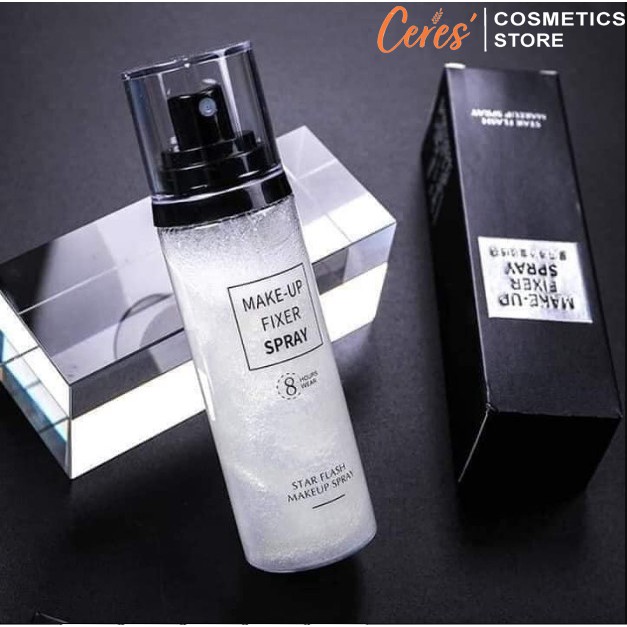 Xịt Khóa Trang Điểm Cồ Định Lớp Make Up - Khóa Nhũ Nền Star Flash Spray 8 Hours Wear 100ml | BigBuy360 - bigbuy360.vn