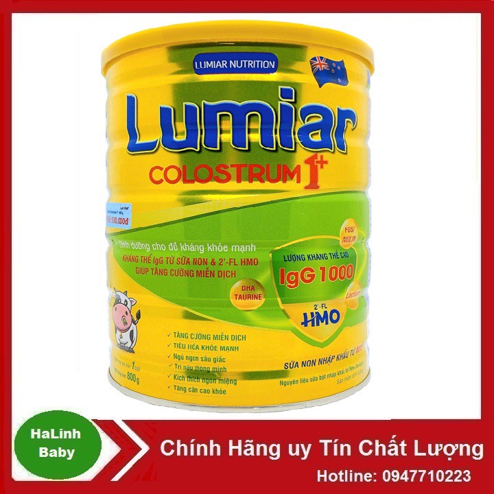 Sữa Lumiar Colostrum 1+ (800g)