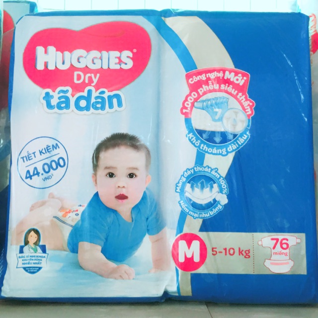 Tả dán Huggies.