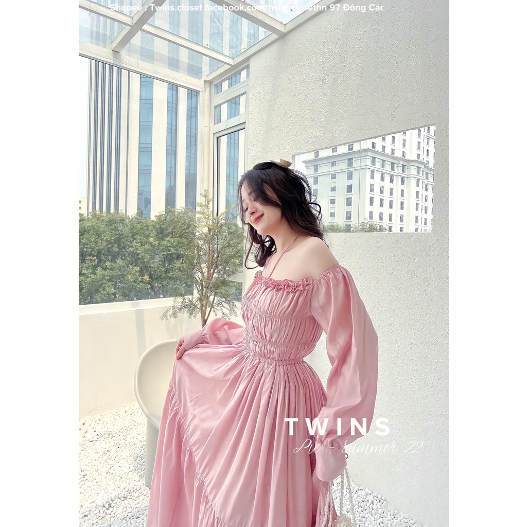 Váy maxi chất liệu tơ mây (Lamia baby cloud maxi)