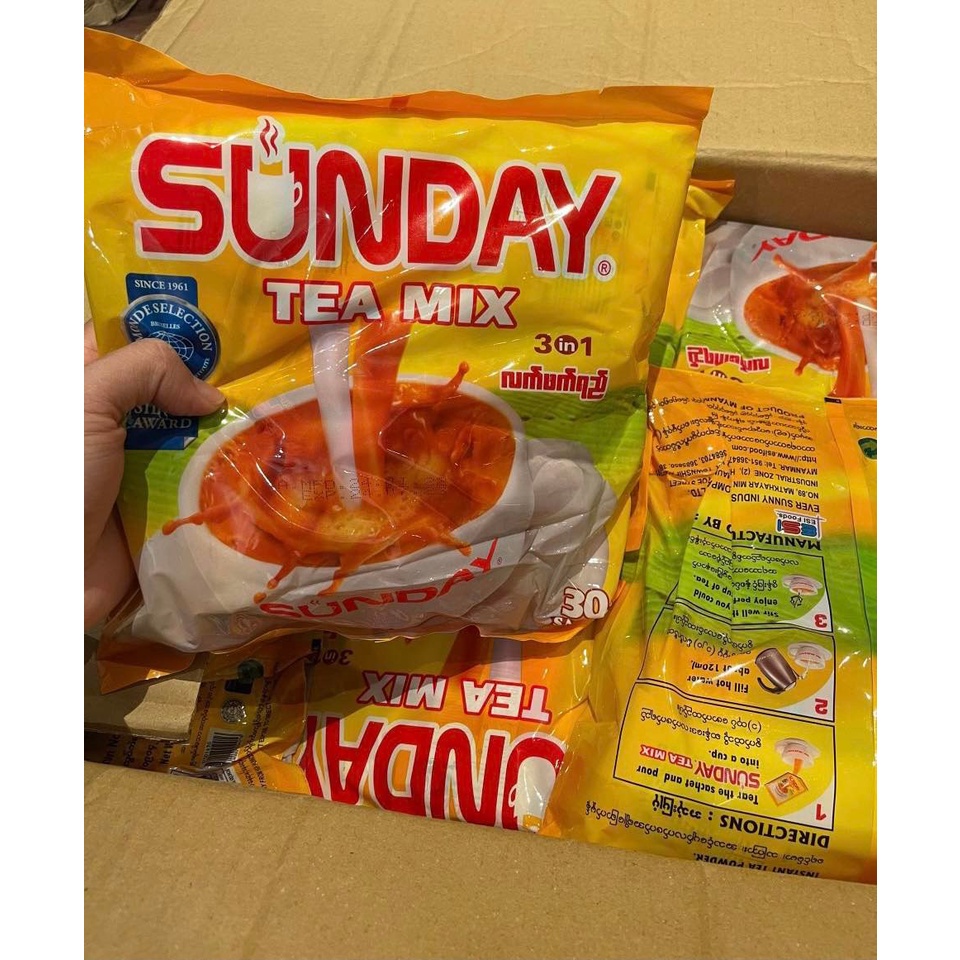 Trà Sữa Hòa Tan Royal Myanmar Teamix/ Sunday Tea Mix(30 Gói)