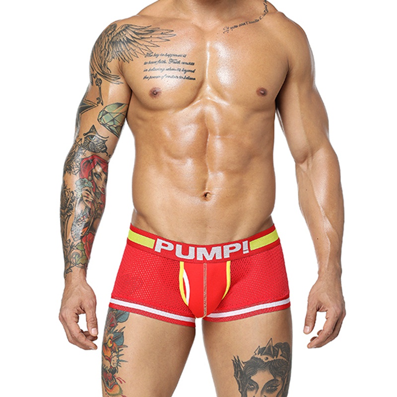 Set 3 quần lót boxer ORLVS H118 (3) lưới thoáng khí gợi cảm cho nam