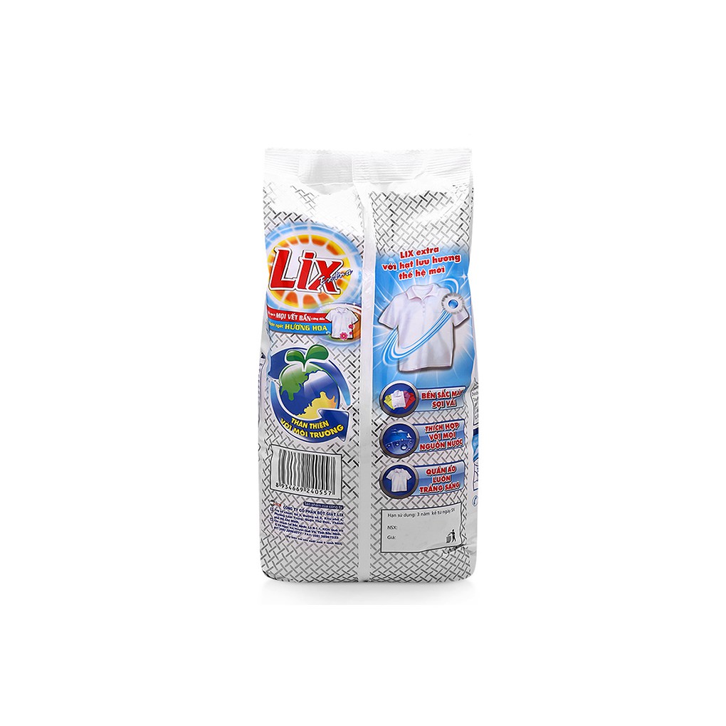 Bột giặt Lix hương Hoa (trắng) - 5.5kg(mới)