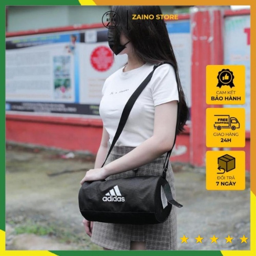 Túi Trống Tập Gym Mini Adidas Nhỏ Gọn Chất Dù Polyester Chống Nước Bảo Hành Trọn Đời ZAINO