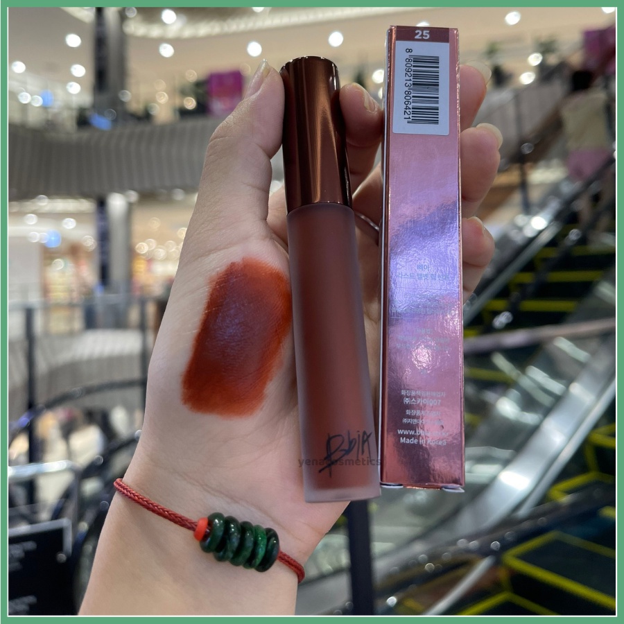 (Chính hãng) Son kem lì BBIA 25 màu đỏ nâu đất và các mã màu Hot của Bbia Last Velvet Lip Tint 5g