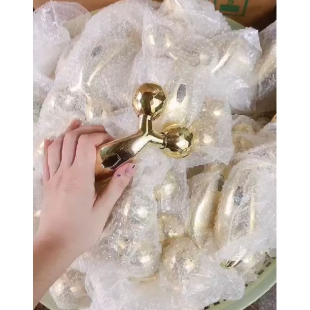 [TỔNG KHO] Con lăn massage mặt 3D cao cấp [ matxa toàn thân, cằm, mũi, bụng, tay, chân].