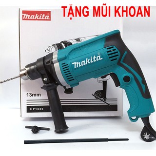 MÁY KHOAN MAKITA HP1630 - TẶNG MŨI KHOAN - MÁY ĐỤC BÊ TÔNG MAKITA HP1630 - BỘ KHOAN BÚA MAKITA 13MM - CÔNG SUẤT 710W