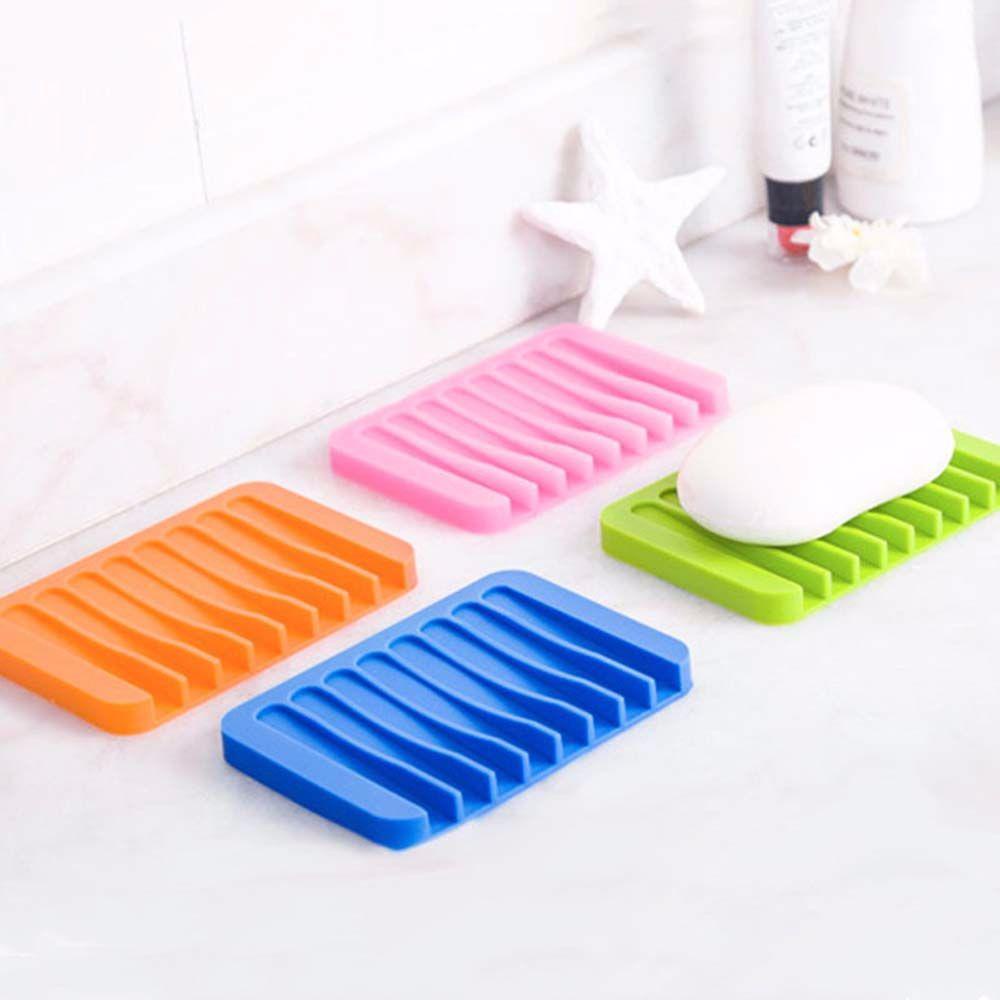 Khay Đựng Xà Phòng Bằng Silicone Bền Thoát Nước