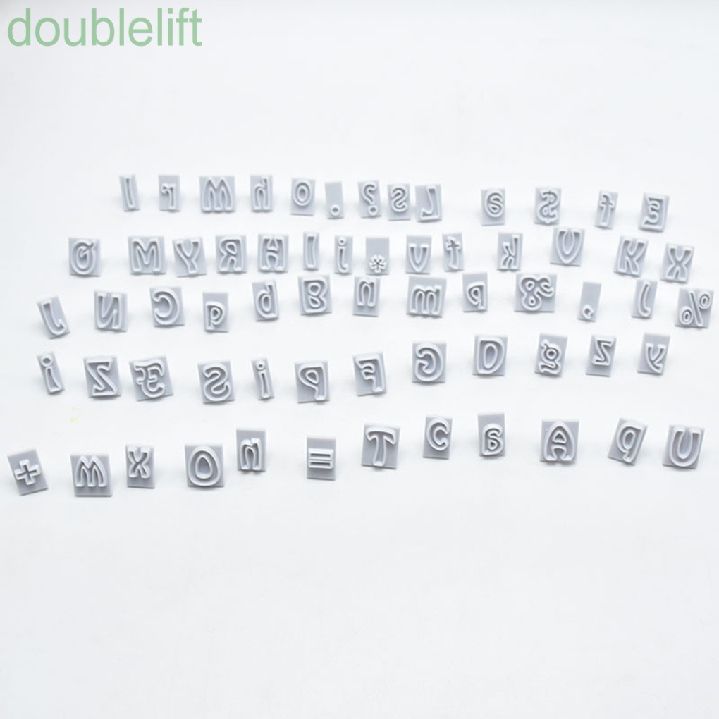 Set 64 khuôn cắt bánh kẹo hình chữ cái độc đáo tiện dụng