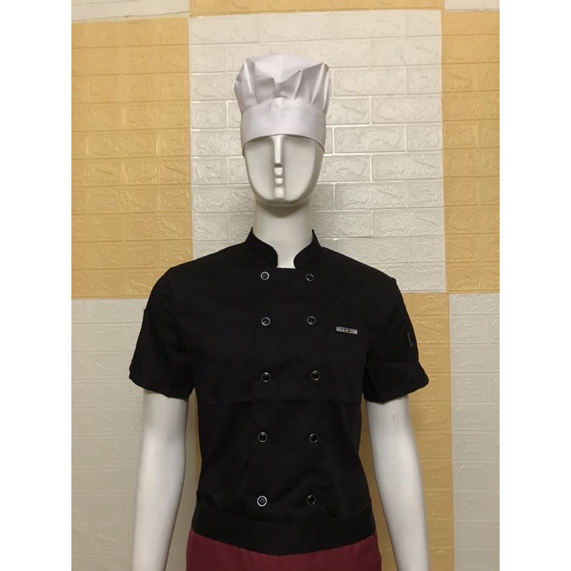 áo đầu bếp ngắn tay sau lưng lót lưới thoáng mát ab04 | BigBuy360 - bigbuy360.vn