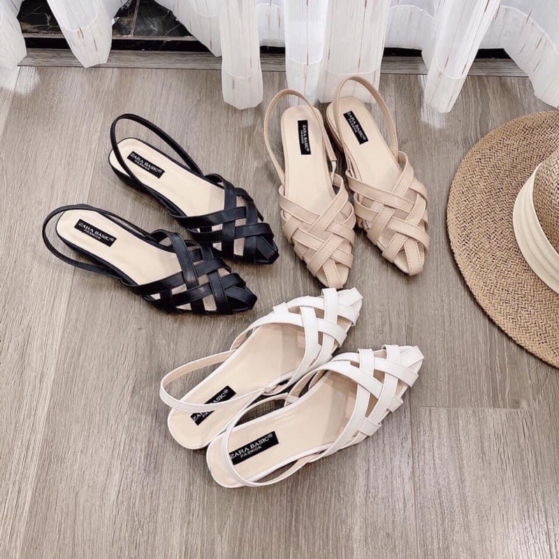 Free Ship Sandal nữ quai đan chéo 2f hàng đẹp dễ mix đồ