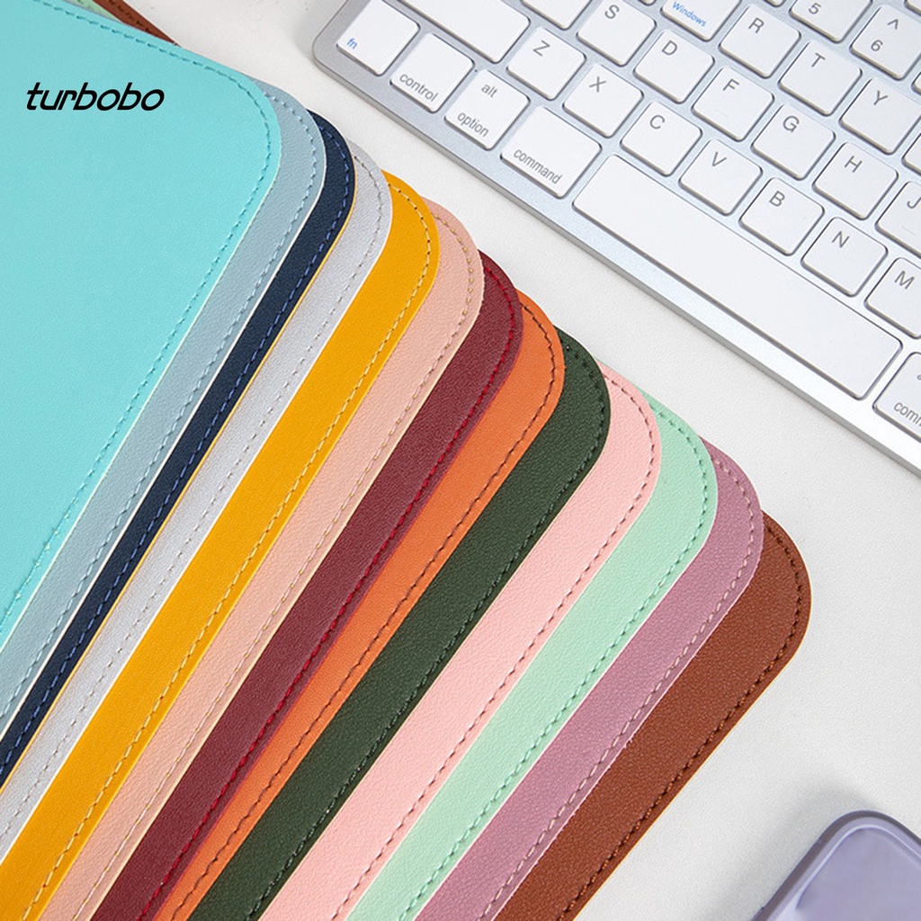 Tấm lót chuột bằng da giả mềm mịn tiện dụng trang trí nhà cửa