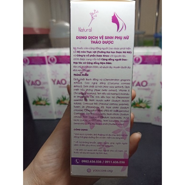 Dung dịch vệ sinh phụ nữ thảo dược YAO CARE