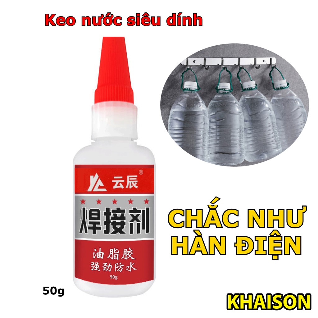 Keo dán đa năng siêu dính, keo nước dính nhanh, an toàn không độc hại YC-065 hàng nội địa Trung
