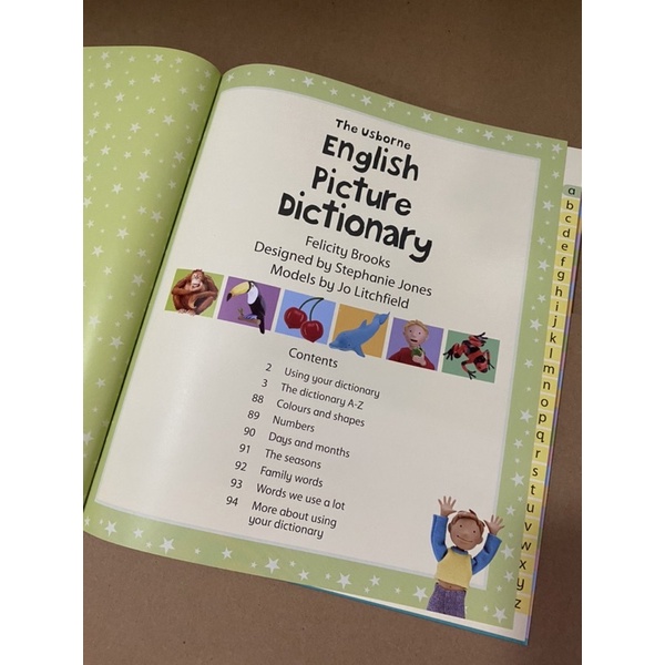 Sách - The Usborne English Picture Dictionary - học từ vựng tiếng anh qua hình ảnh cho trẻ em