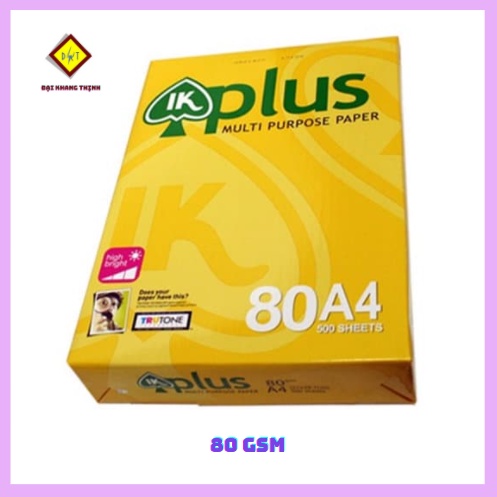 Giấy A4 IK Plus 70gsm 80gsm Giấy in photo A4 Giấy A4 giá rẻ