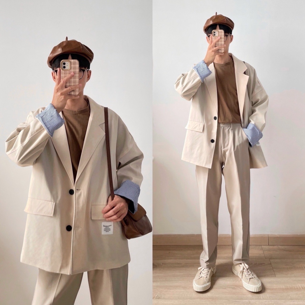 NOBITA HOME - ÁO KHOÁC BLAZER CHAGFORD VIỀN TAY KẺ SỌC