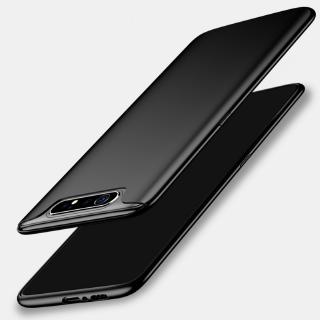 Ốp điện thoại tpu mềm siêu mỏng mặt nhám màu đen bảo vệ cho Samsung Galaxy A80