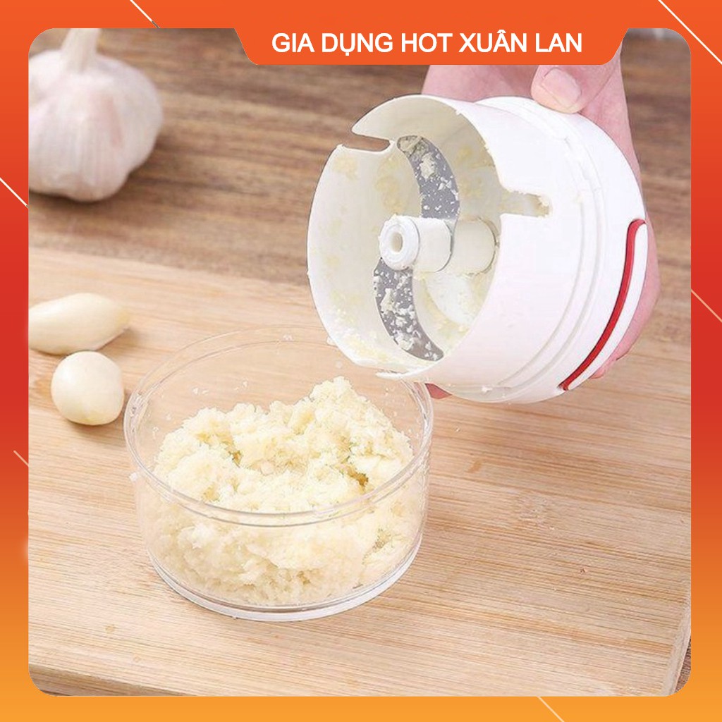 Dụng Cụ Xay Tỏi, Ớt ,Gia vị, Thực Phẩm Đa Năng Cầm Tay