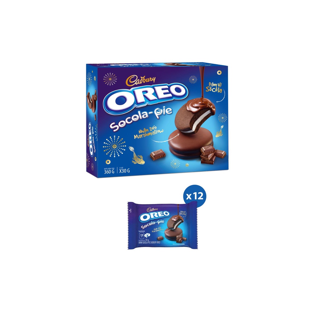 Bánh Oreo Socola Pie, 360g