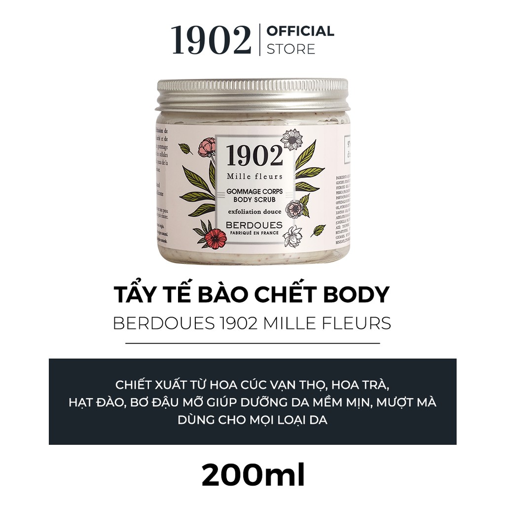 Tẩy tế bào chết Berdoues 1902 200ml (HSD 06/2022)