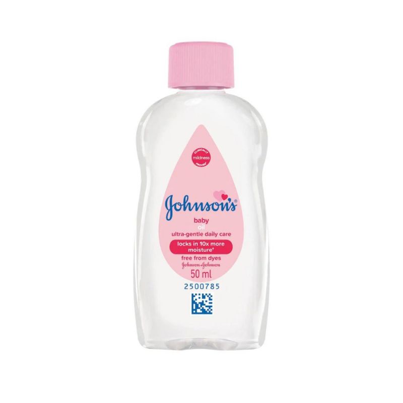 Dầu massage dưỡng ẩm Johnson's baby oil pink 50ml