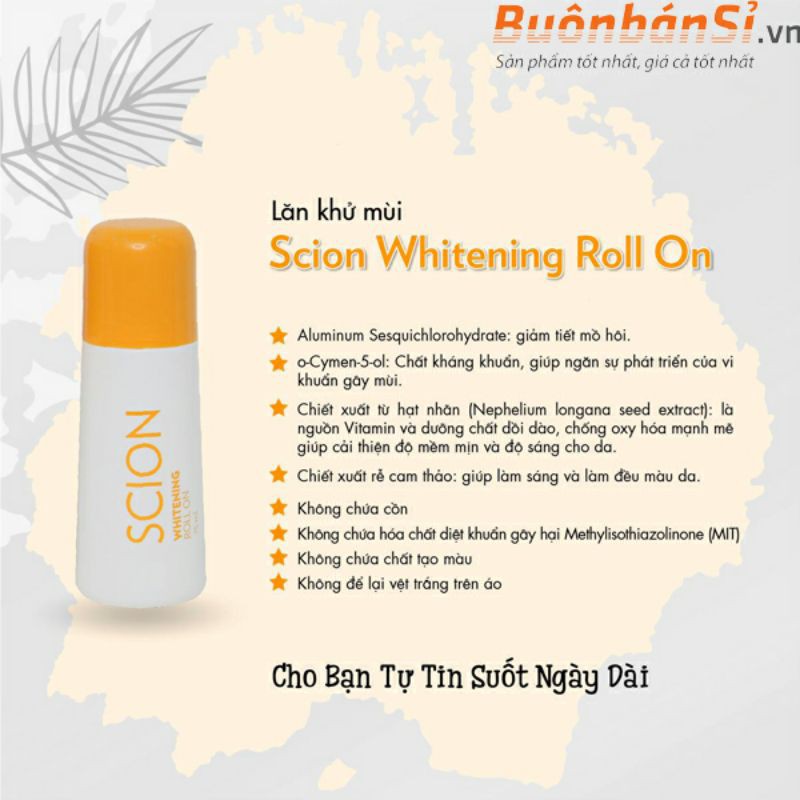 Lăn khử mùi Scion Nuskin mẫu mới