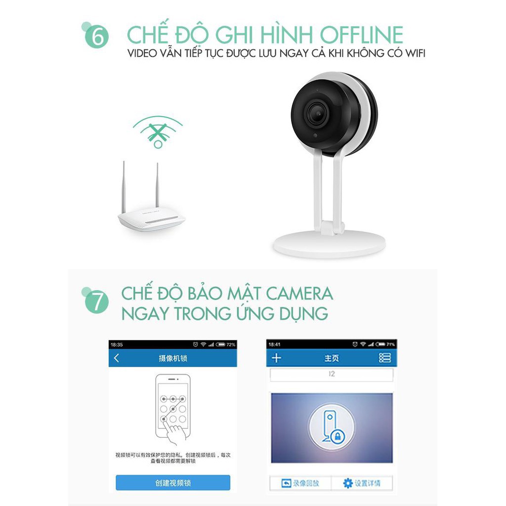 Camera Quan Sát ITHINK Wifi Chất Lượng Cao Handview C4 - Hàng Chính Hãng