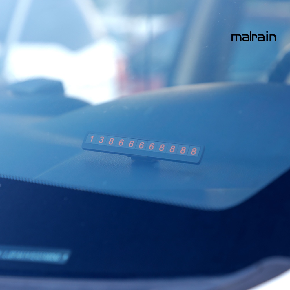 Bảng Ghi Số Điện Thoại Đỗ Xe Tạm Thời Có Nam Châm Màu Dạ Quang