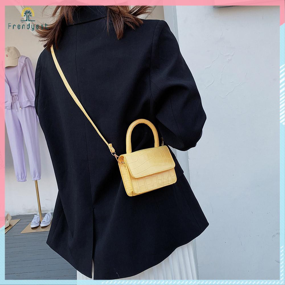 Túi da mini đeo chéo phong cách thời trang thanh lịch cho phái nữ