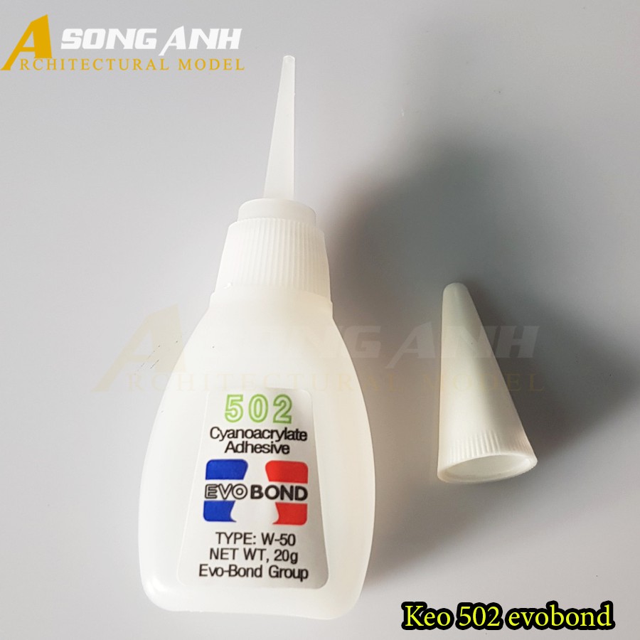 Keo 502 Evobond | Keo dán sắt cực chắc và nhanh khô | Chai 20g giá rẻ vô cực