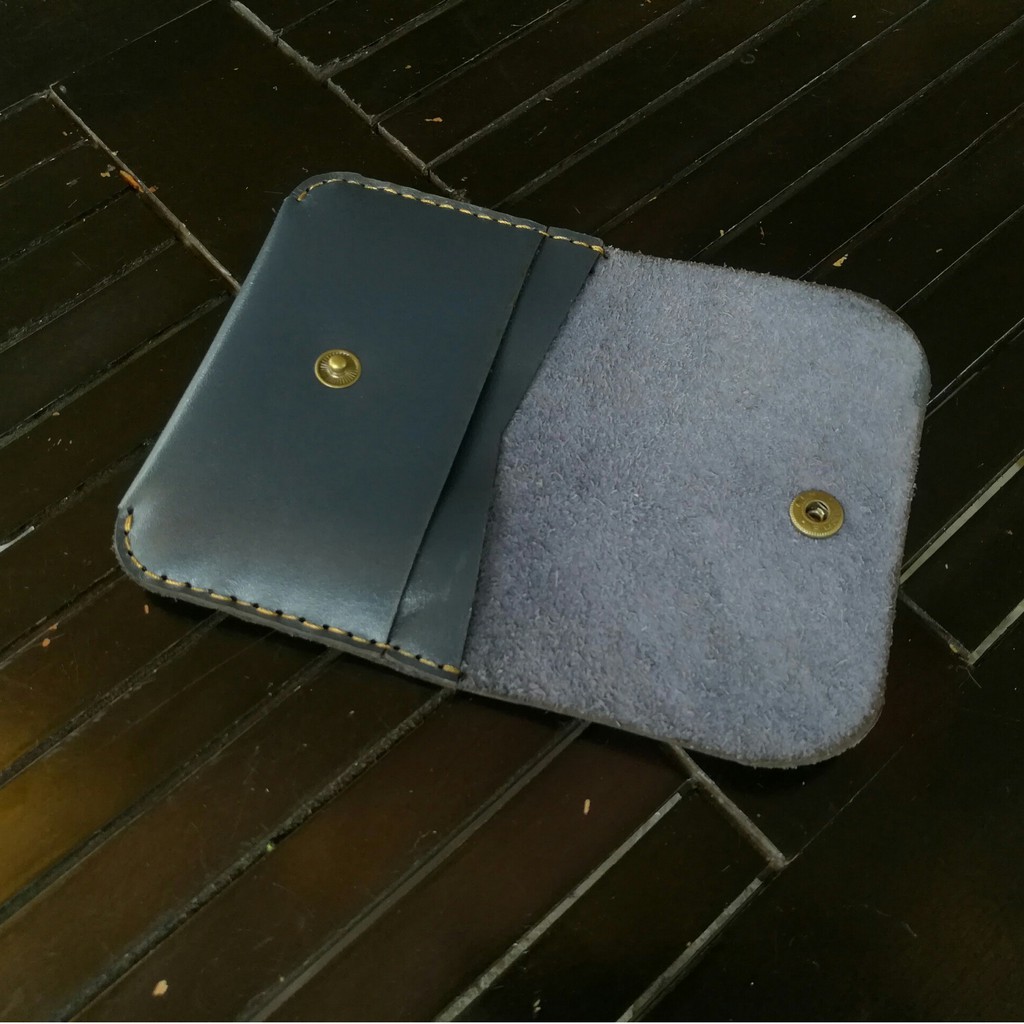 [Real Leather] Bóp nam, ví nam mini đựng thẻ ngân hàng da bò handmade - Zachi