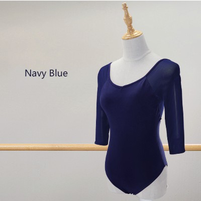 Bộ Áo Liền Quần Phối Lưới Màu Đen Dành Cho Nữ Múa Ba Lê | BigBuy360 - bigbuy360.vn