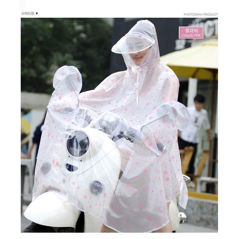 Áo mưa tuyết hàng đẹp Kt 1.5x1.32m (ảnh thật)