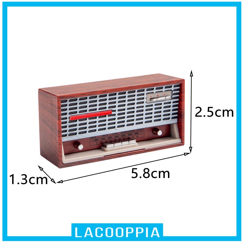 Máy ghi âm mini tỉ lệ 1:12 cho nhà búp bê & Ob11