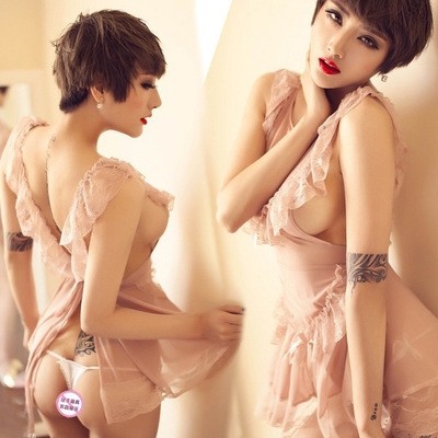 Đồ ngủ Cosplay sexy - Đồ lót gợi cảm kèm chip lọt khe