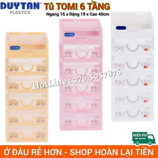 Mua Tủ nhựa duy tân Tomi nhỏ 6 Ngăn.Nhiều Màu