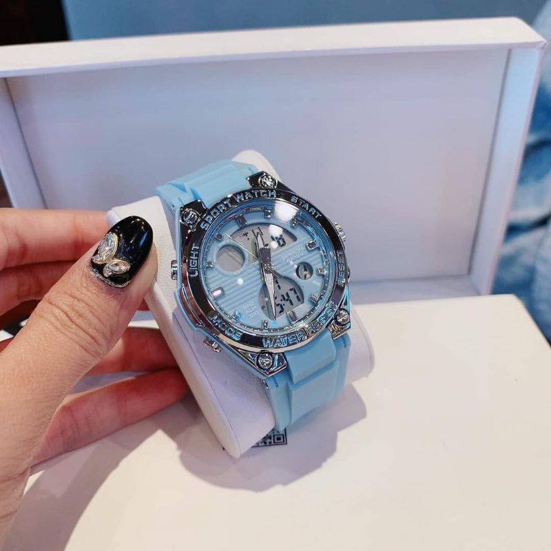 Đồng hồ thể thao nữ có sẵn 3 mầu