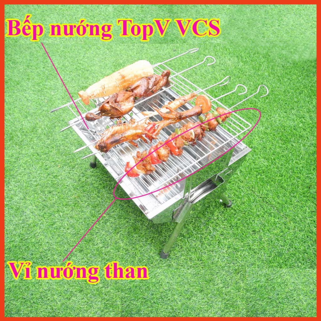 Vỉ nướng inox 33x29cm, phù hợp bếp nướng TopV VCS và ViS,vỉ nướng thịt cao cấp không gỉ, vĩ nướng -mekotech2