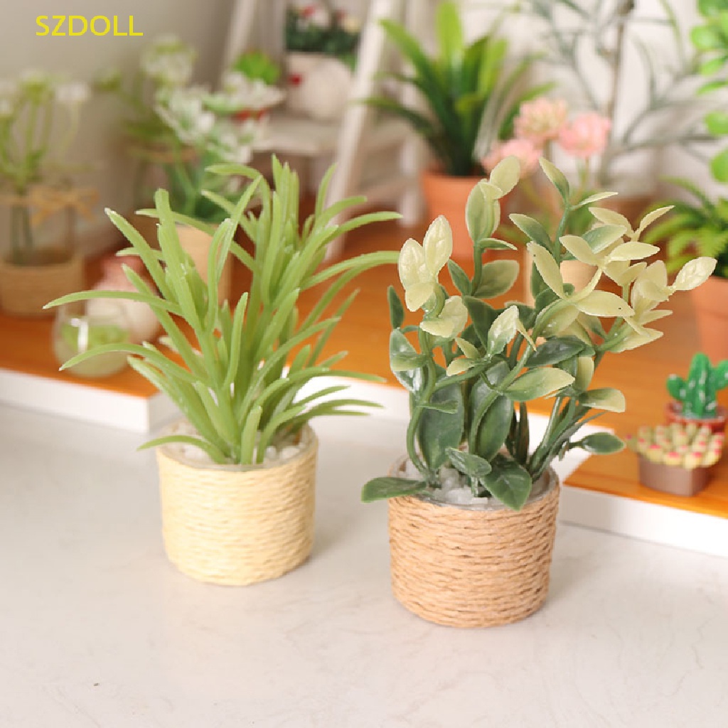 Mô Hình Cây Xanh Trang Trí Nhà Búp Bê / Vườn Nhà
 Dom