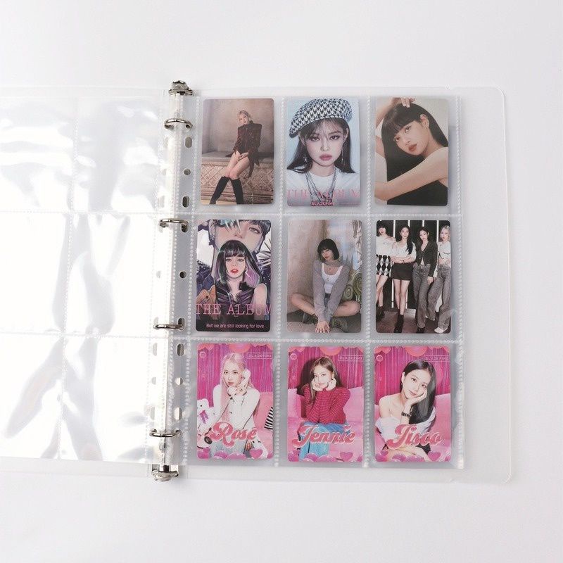 sheet a4 1/2/4/9 ô • túi đựng ảnh, card.. dành cho binder a4
